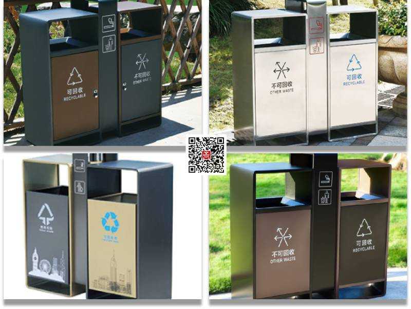 不銹鋼戶(hù)外垃圾桶